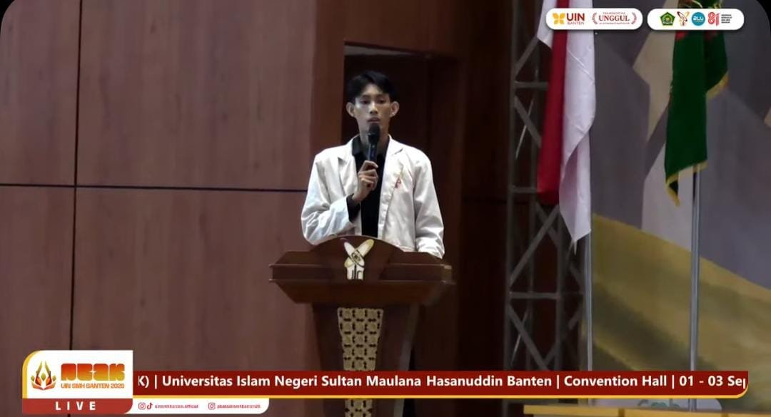 Presiden Mahasiswa UIN SMH Banten Sambut PBAK 2026 dengan Mengheningkan Cipta dan Doa Bersama untuk Masyarakat Terdampak Bencana